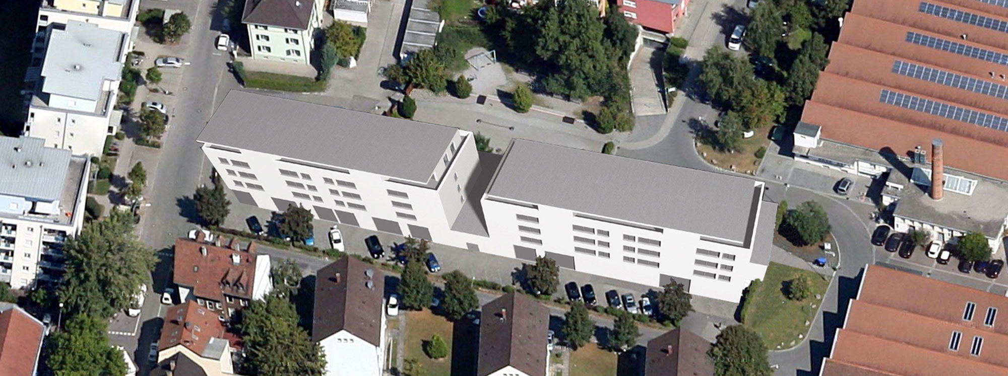 Überbauung in Weil am Rhein